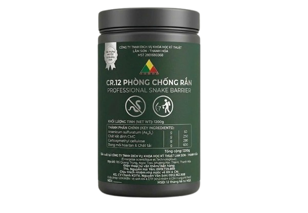 Chế phẩm xua đuổi rắn CR12